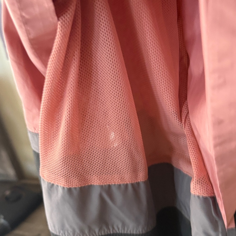 Nike Peach and Black Colorblock Utility Windbreaker Jacket women’s - Picture 6 of 6